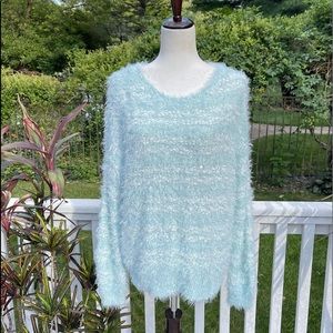 Apt. 9® Lurex Sequin Eyelash Mixed Yarn Striped Crewneck Sweater